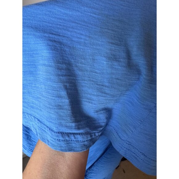 Lilly Pulitzer Dress Women Small Blue‎ Pima Cotton Slub Knit Mini Tee Boho - Picture 10 of 10